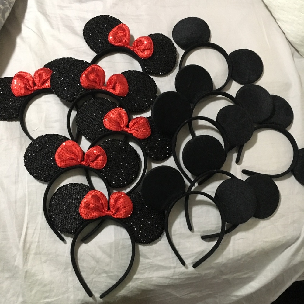 Set of 12 Mickey/Minnie Mouse Ears!